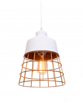 LAMPA WISZĄCA INDUSTRIALNA LOFT BIAŁA BAGSY
