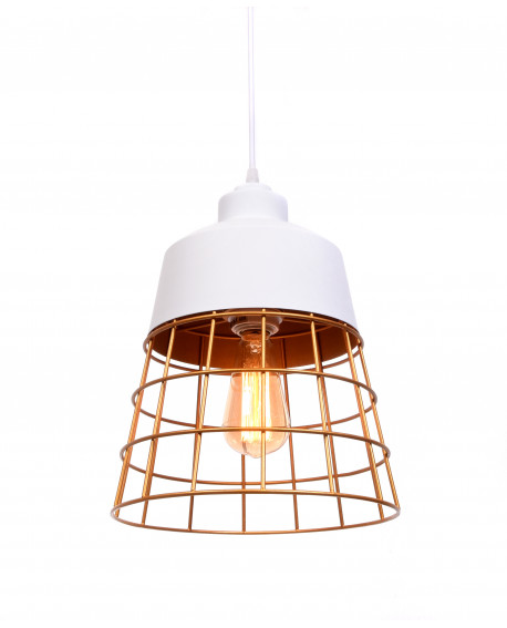 LAMPA WISZĄCA INDUSTRIALNA LOFT BIAŁA BAGSY