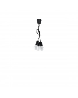 Lampa wisząca DIEGO 3 czarna Sollux SL.0573