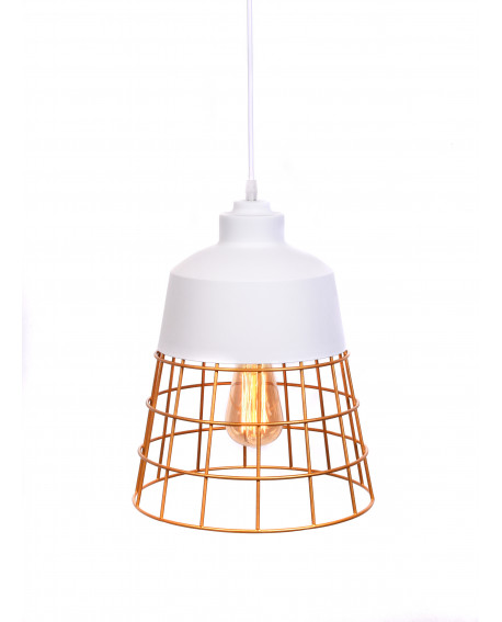 LAMPA WISZĄCA INDUSTRIALNA LOFT BIAŁA BAGSY