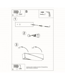 Kinkiet ceramiczny SIGMA Sollux SL.0003