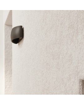 Kinkiet ceramiczny PONTIUS czarny Sollux SL.0876