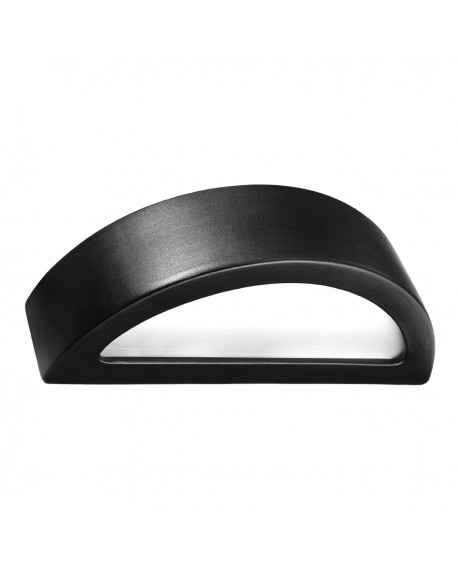 Kinkiet ceramiczny ATENA czarny Sollux SL.0874