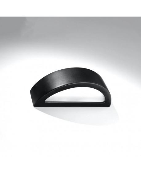 Kinkiet ceramiczny ATENA czarny Sollux SL.0874