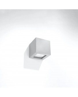 Kinkiet ceramiczny LEO szary Sollux SL.0871