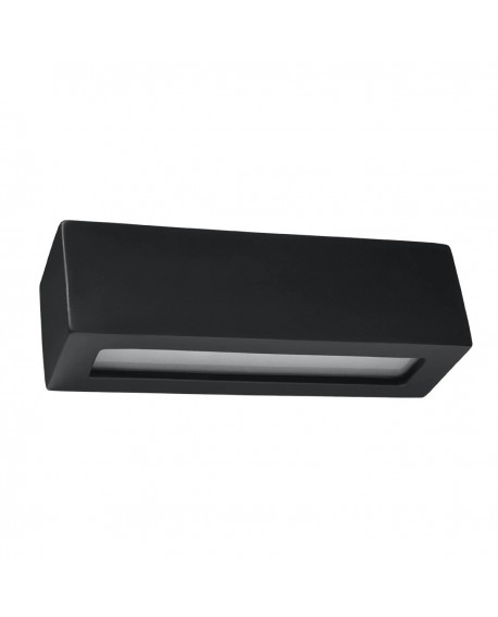 Kinkiet ceramiczny VEGA czarny Sollux SL.0878