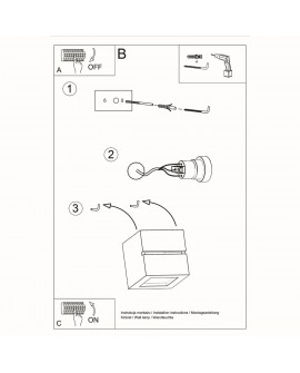 Kinkiet ceramiczny LEO LINE Sollux SL.0230