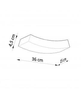Kinkiet ceramiczny HATTOR Sollux SL.0837