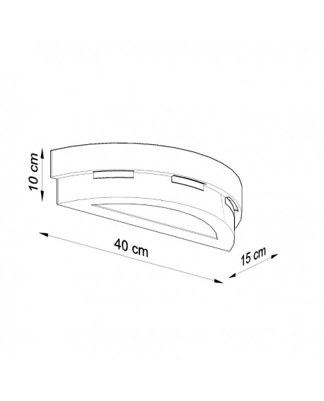 Kinkiet ceramiczny HELIOS Sollux SL.0002