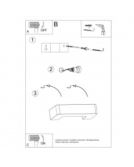 Kinkiet ceramiczny MAGNET Sollux SL.0034