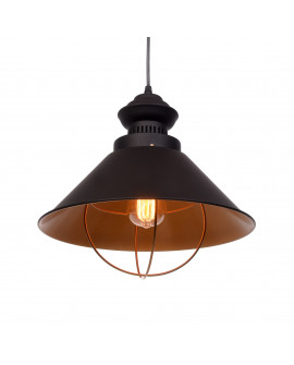 LAMPA WISZĄCA INDUSTRIALNA LOFT CZARNA KUGAR