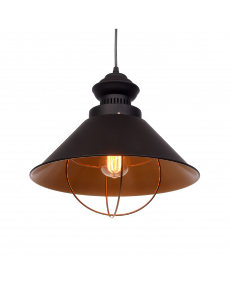 LAMPA WISZĄCA INDUSTRIALNA LOFT CZARNA KUGAR