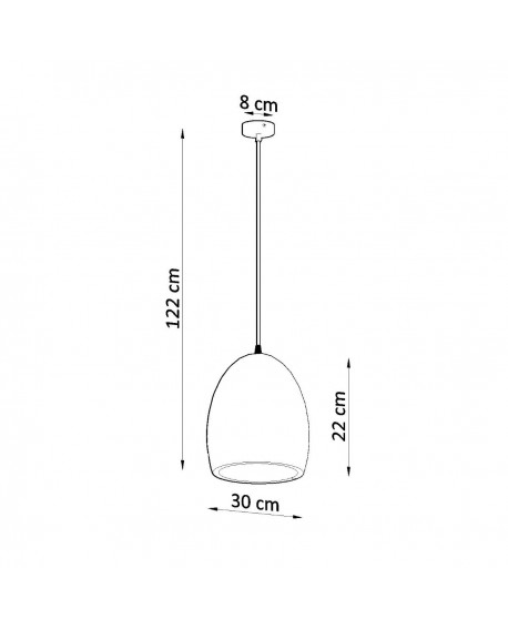 Lampa wisząca ceramiczna FLAWIUSZ Sollux SL.0848