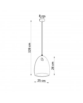 Lampa wisząca ceramiczna BUKANO Sollux SL.0842