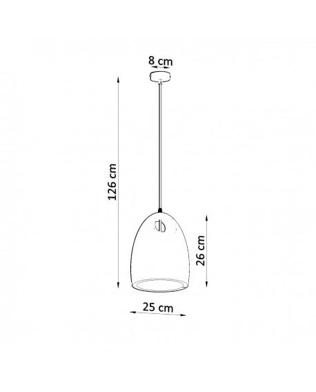 Lampa wisząca ceramiczna BUKANO Sollux SL.0842