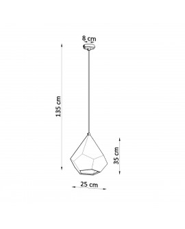 Lampa wisząca ceramiczna PAVLUS Sollux SL.0844