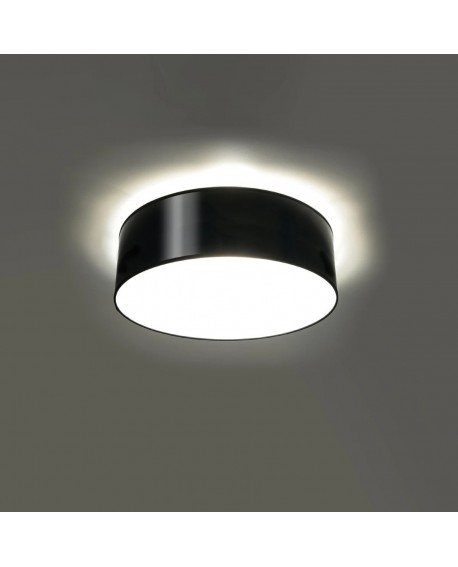 Plafon ARENA 25 czarny Sollux SL.0127