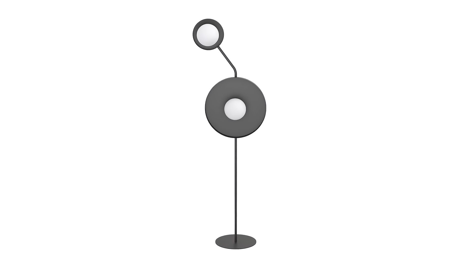 lampa podłogowa KISS LP2 BLACK EMIBIG damidomo