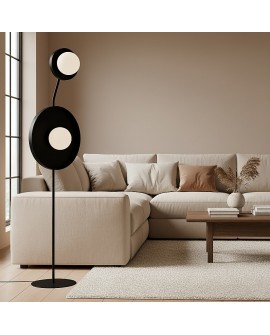 lampa podłogowa KISS LP2 BLACK EMIBIG damidomo
