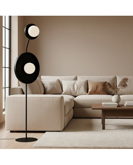 lampa podłogowa KISS LP2 BLACK EMIBIG damidomo