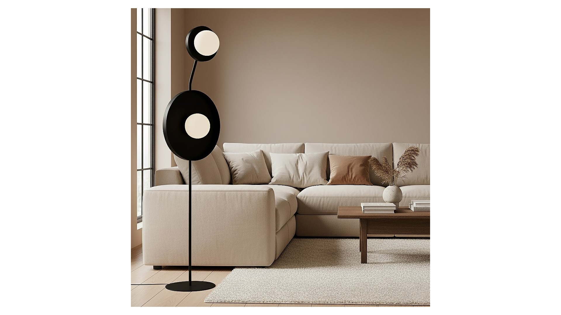 lampa podłogowa KISS LP2 BLACK EMIBIG damidomo