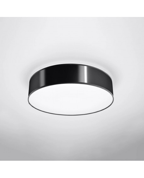 Plafon ARENA 45 czarna Sollux SL.0124