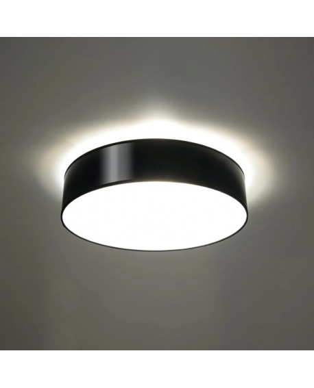 Plafon ARENA 45 czarna Sollux SL.0124