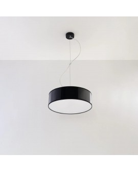Lampa wisząca ARENA 35 czarna Sollux SL.0115
