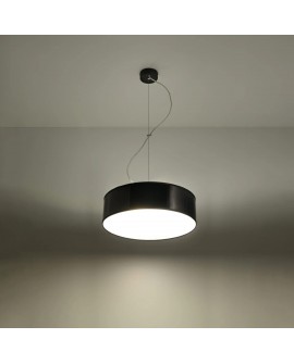 Lampa wisząca ARENA 35 czarna Sollux SL.0115