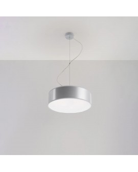 Lampa wisząca ARENA 35 szara Sollux SL.0116