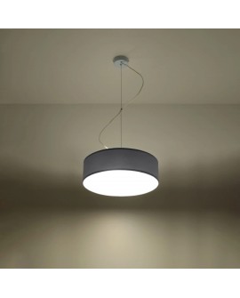 Lampa wisząca ARENA 35 szara Sollux SL.0116