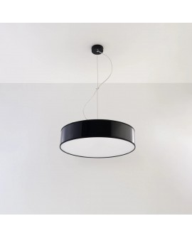 Lampa wisząca ARENA 45 czarna Sollux SL.0118