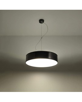 Lampa wisząca ARENA 45 czarna Sollux SL.0118