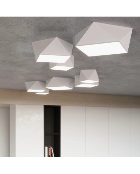 Plafon HEXA 35 biały Sollux SL.0689