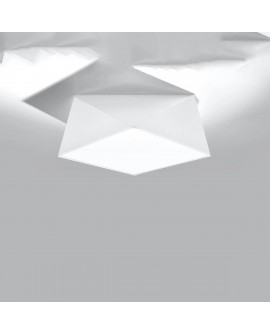 Plafon HEXA 35 biały Sollux SL.0689