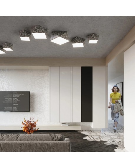 Plafon HEXA 35 cekin Sollux SL.0691