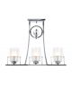 LAMPA SUFITOWA ART DECO CHROMOWANA BRONX W3