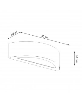 Kinkiet ATENA beton Sollux SL.0994