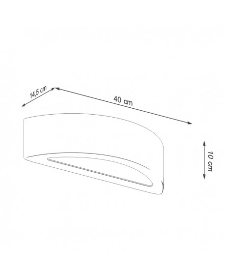 Kinkiet ATENA beton Sollux SL.0994