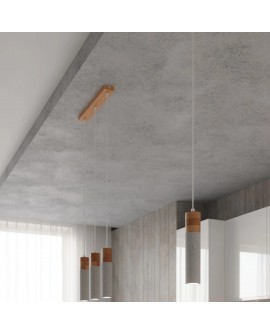 Lampa wisząca ZANE 1 szara Sollux SL.0965