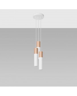 Lampa wisząca PABLO 3P biała Sollux SL.1013