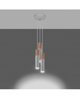 Lampa wisząca PABLO 3P biała Sollux SL.1013
