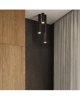 Plafon LAGOS 20 czarny Sollux SL.1001