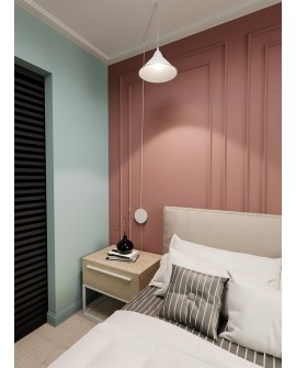 LAMPA WISZĄCA ABRAMO 1 BIAŁA EMIBIG 159/1