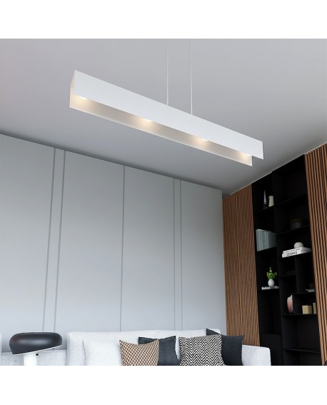 LAMPA WISZĄCA GENTOR 4 BIAŁA EMIBIG