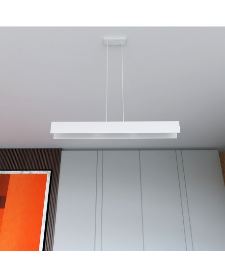 LAMPA WISZĄCA GENTOR 4 BIAŁA EMIBIG