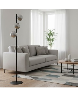 LAMPA PODŁOGOWA STOJĄCA ROSSI LP3 GRAFIT EMIBIG