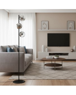 LAMPA PODŁOGOWA STOJĄCA ROSSI LP3 GRAFIT EMIBIG
