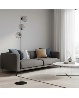 LAMPA PODŁOGOWA STOJĄCA ROSSI LP3 GRAFIT EMIBIG
