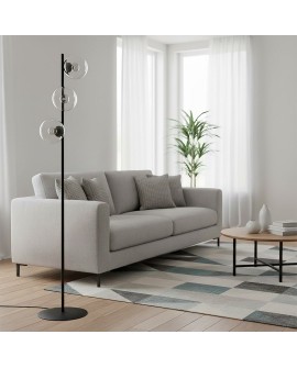 LAMPA PODŁOGOWA STOJĄCA ROSSI LP3 TRANSPARENT EMIBIG